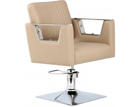 Fotel fryzjerski Kora hydrauliczny obrotowy do salonu fryzjerskiego podnóżek krzesło fryzjerskie Outlet - 2